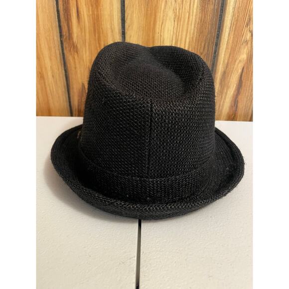 Pamoa fedora premium headwear 100% Linen s/m black new with tags unisex - Picture 5 of 8